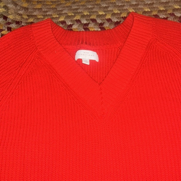 Ladies V-Neck Sweater - Picture 3 of 5